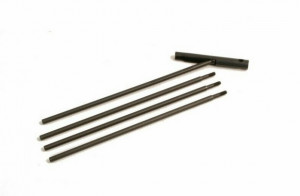 Reinigungsstab, mehrteilig, Stahl, brüniert, Länge 710mm / 2