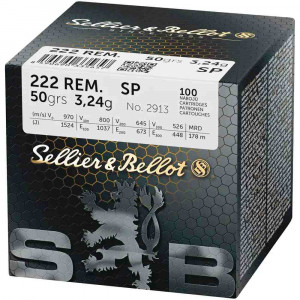 S&B  .222Rem. SP 50gr 3,2g