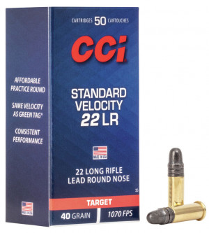 CCI .22lfb Standard Velocity   Randfeuerpatrone