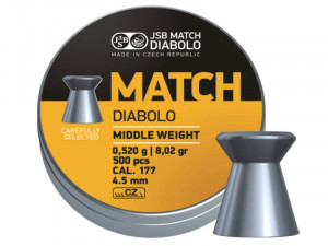 JSB Diabolo Yellow Match 4,49 mm, middle weight