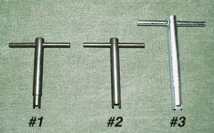 Pistonschlüssel gefräst, offen, kurz  Nr.2  5,5mm