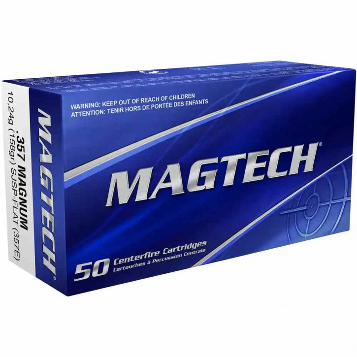 Magtech  .357 Magnum  SJSP-Flat 158gr