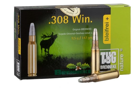 Brenneke Nature .308 Win TUG Geschoss: TUG  9,5 g / 147 gr b