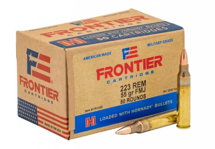 Hornady Frontier Ammo .223 Rem  55gr FMJ