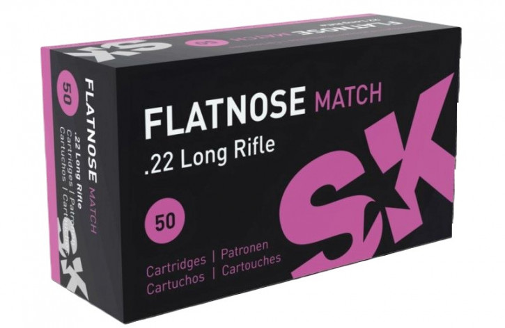 Schönebeck Flatnose Match Randfeuerpatrone Kal. 22lr
