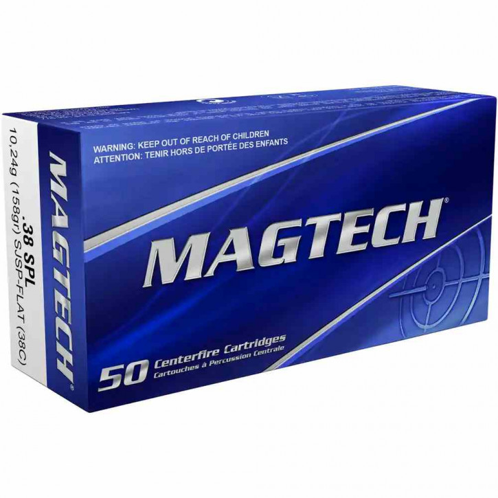 Magtech  .38 Special SJSP Flat 10,24g/158grs.