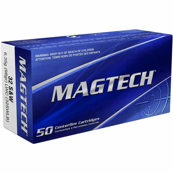 Magtech .32 S&W long Blei Wadcutter 6,4g/98grs.